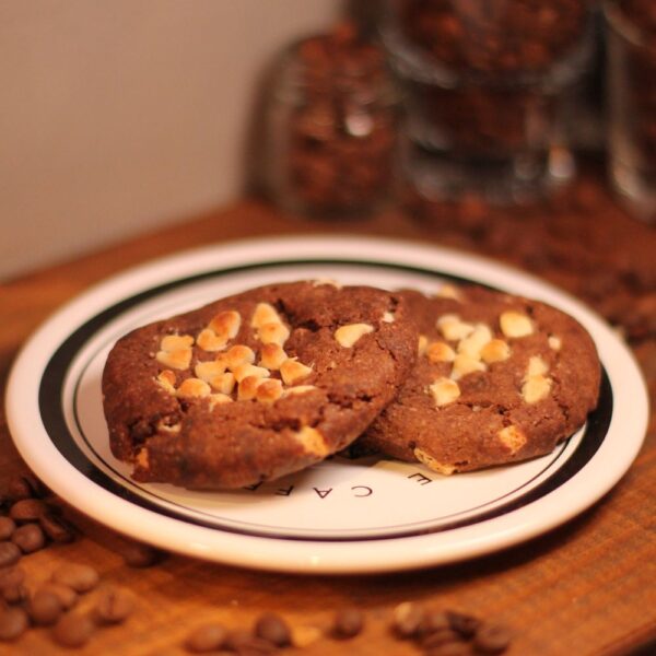De choco negro y chips blancos De choco negro y chips blancos